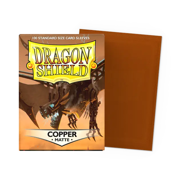 Dragon Shields: (100) Matte Copper