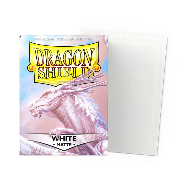 Dragon Shields: (100) Matte White