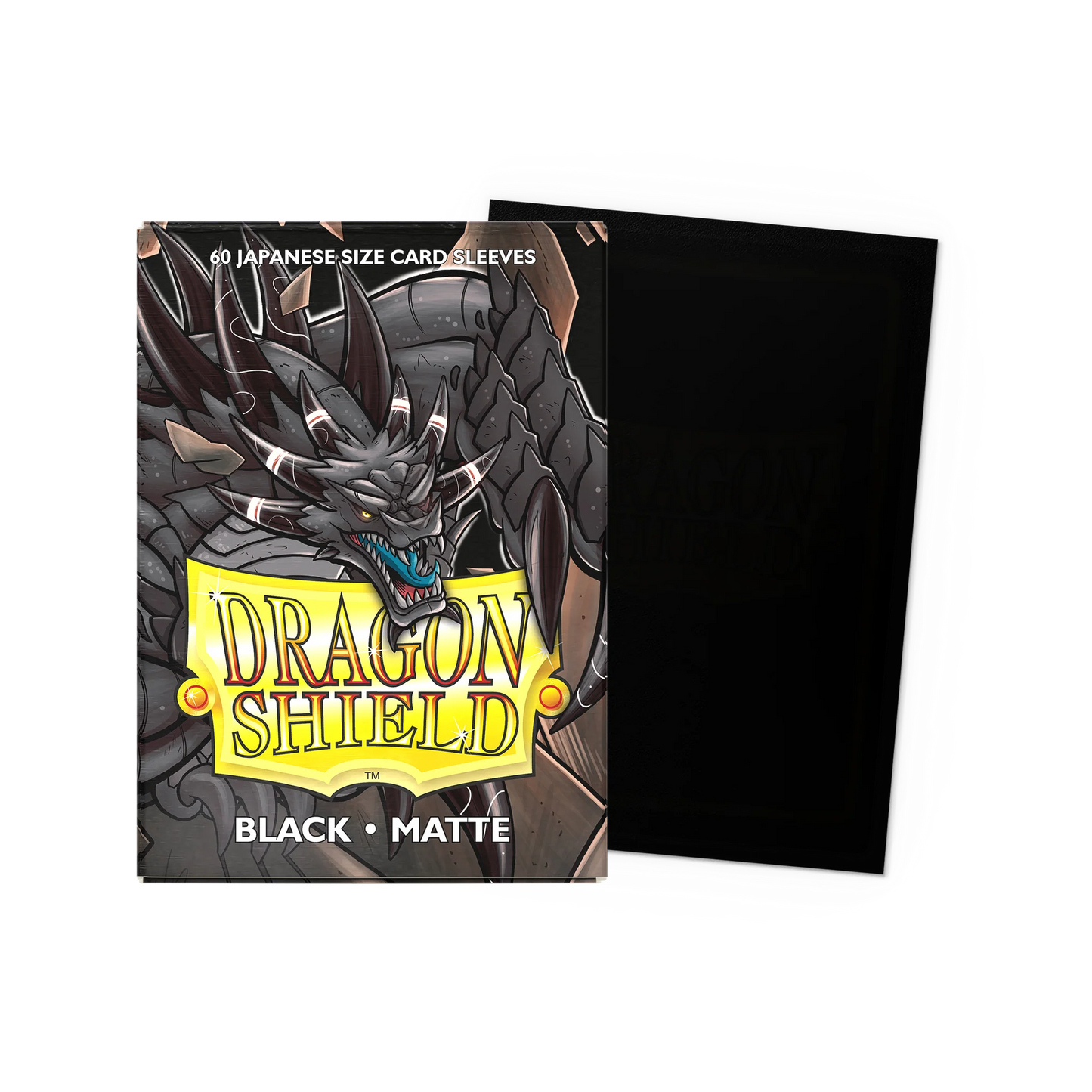 Dragon Shields: (60) Japanese Size Matte - Black