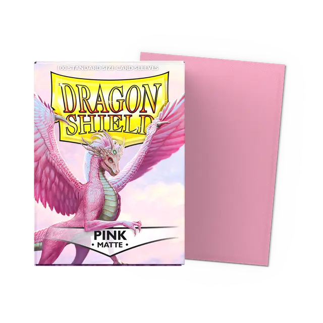 Dragon Shields: (100) Matte Pink