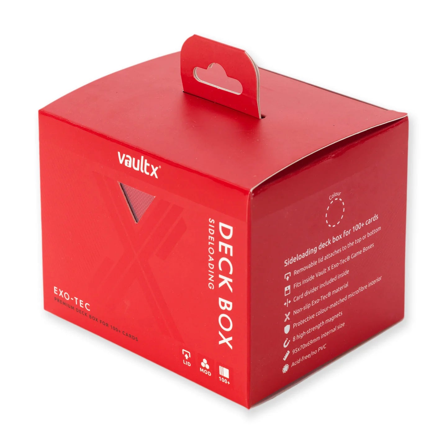 Vault X Exo-Tec® Sideloading Deck Box 100+ Fire Red