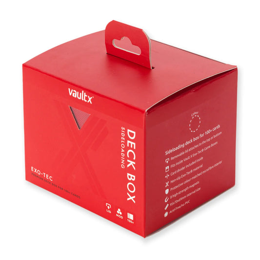 Vault X Exo-Tec® Sideloading Deck Box 100+ Fire Red