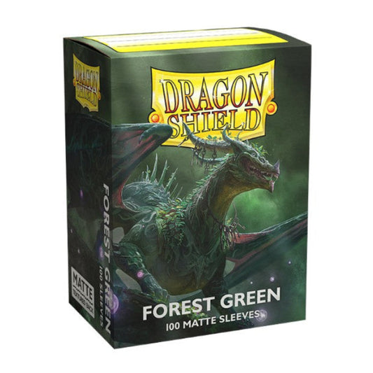 Dragon Shields: (100) Matte - Forest Green