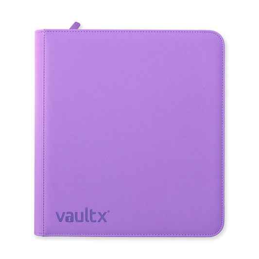 Vault X 12-Pocket Exo-Tec® Zip Binder JUST PURPLE