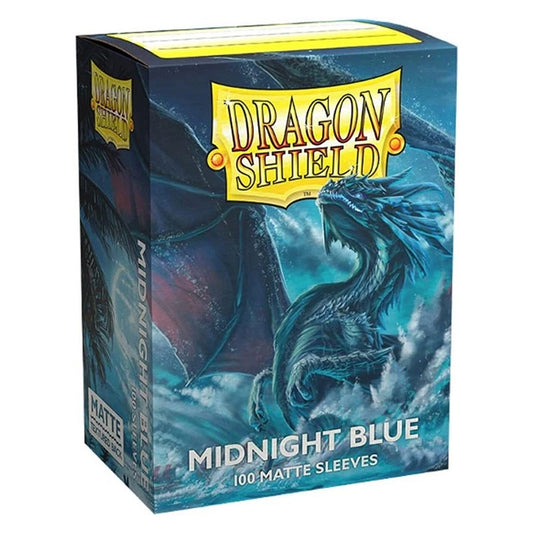 Dragon Shields: (100) Matte - Midnight Blue