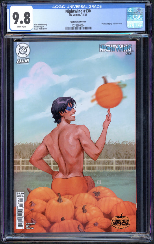 Nightwing #130 Kevin Wada Spicy Variant Cover. CGC 9.8
