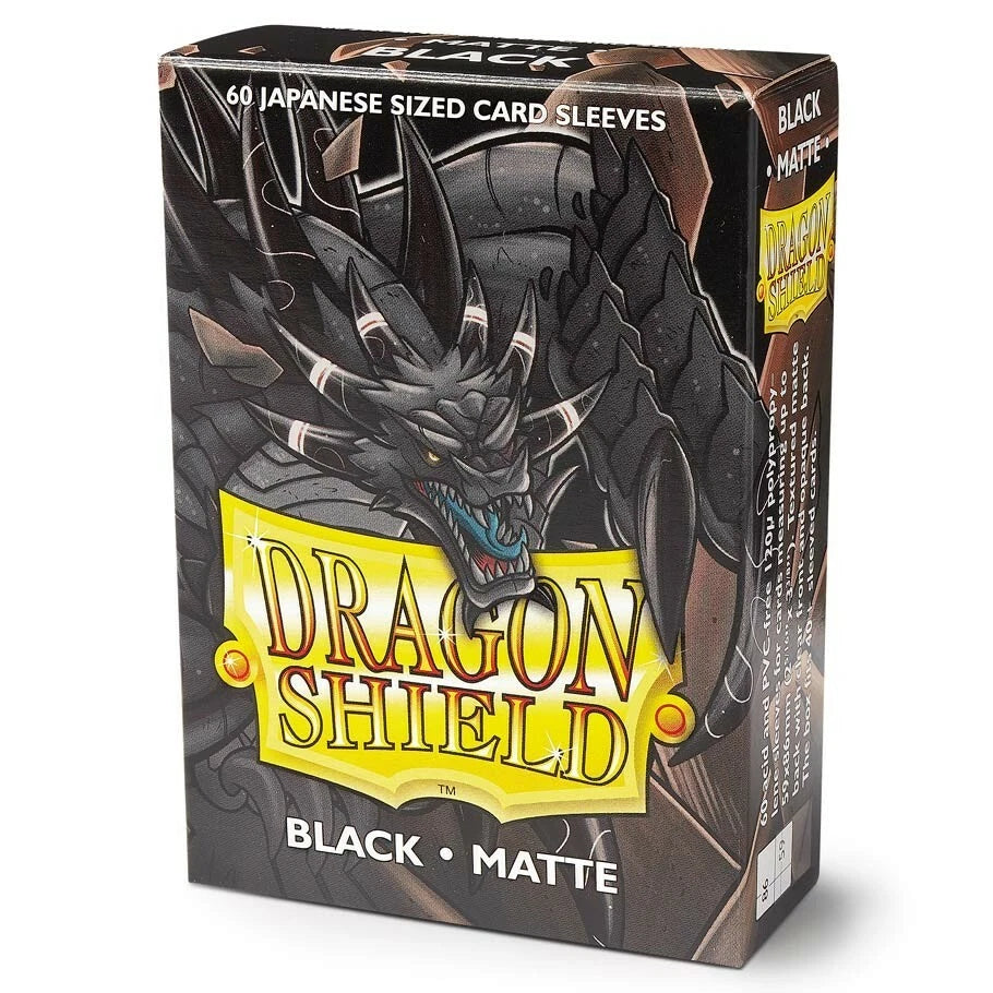 Dragon Shields: (60) Japanese Size Matte - Black