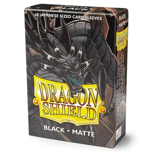 Dragon Shields: (60) Japanese Size Matte - Black