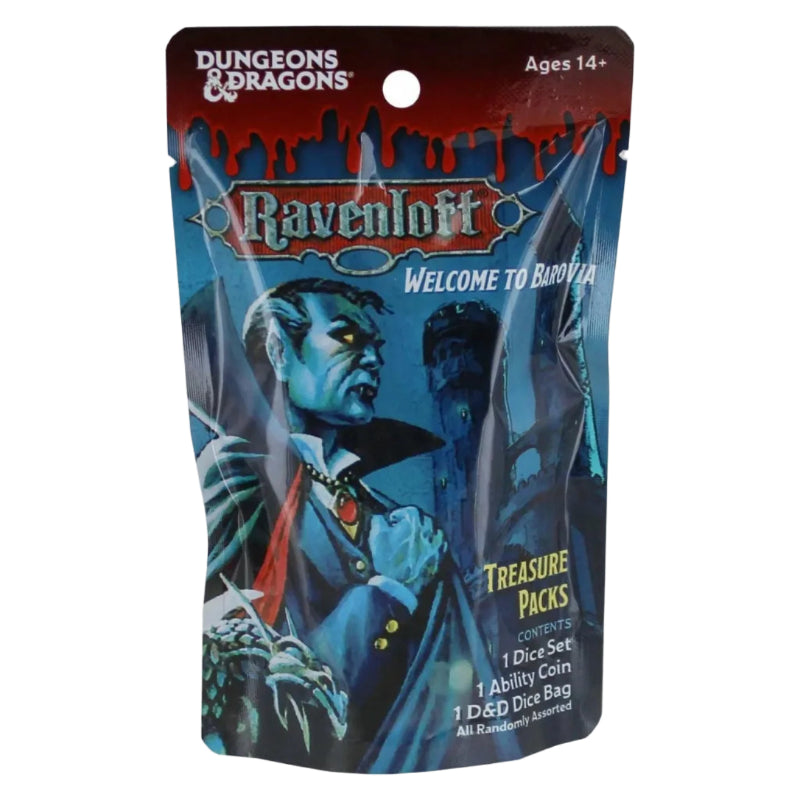 Sirius Dice: D&D Castle Ravenloft Treasure Pack Dice Sets