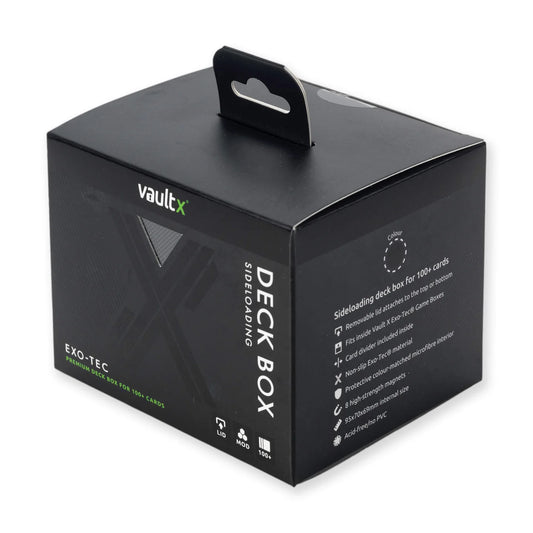 Vault X Exo-Tec® Sideloading Deck Box 100+ Signature Black