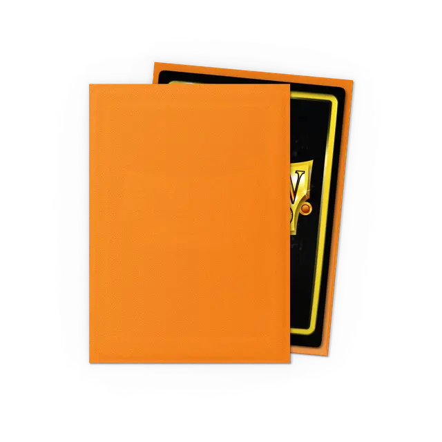 Dragon Shields: (100) Matte Orange