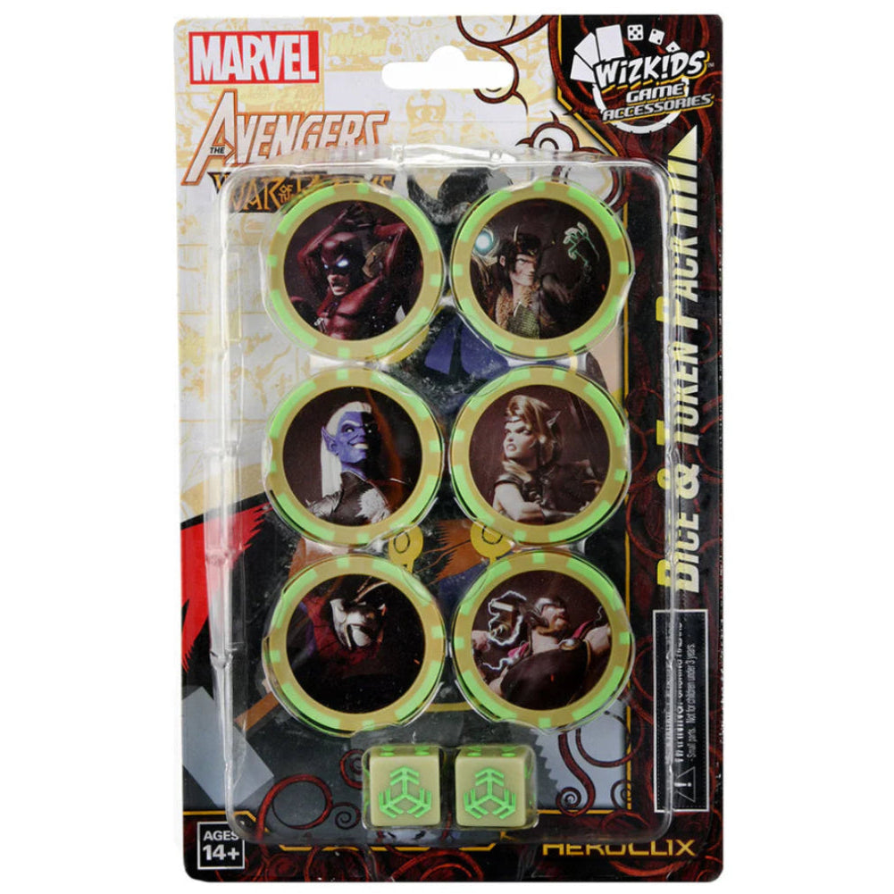 Marvel HeroClix: Avengers War of the Realms Dice and Token Pack
