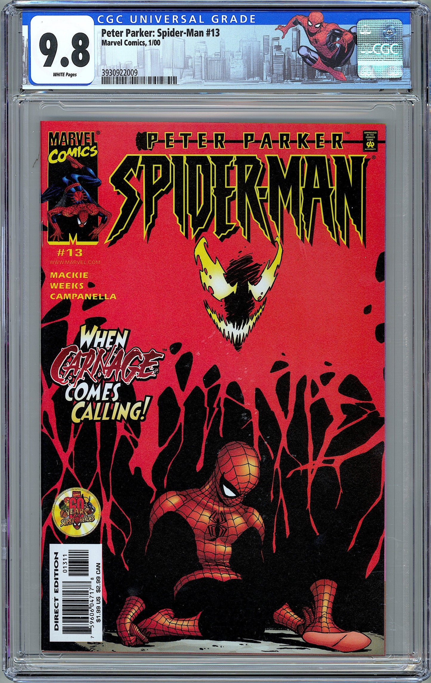 Peter Parker: Spider-Man #13 Carnage Appearance  CGC 9.8
