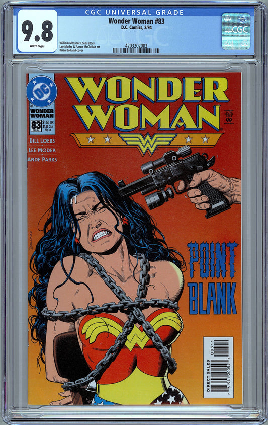 Wonder Woman #83  Brian Bolland Bondage Cover  CGC 9.8