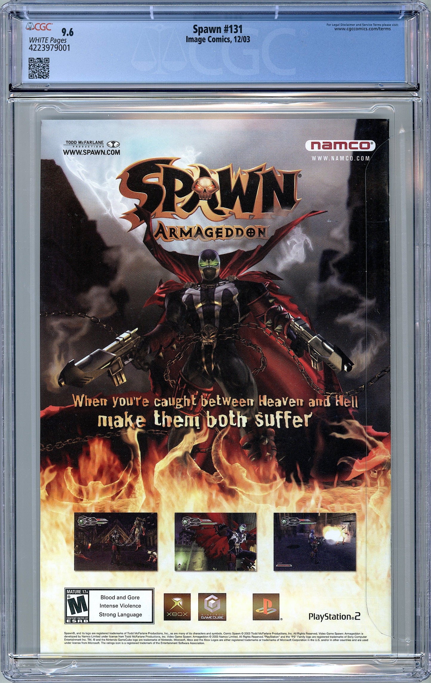 Spawn #131  Greg Capullo & Todd McFarlane Cover  CGC 9.6